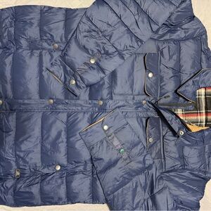 ZeroXposur Navy Jacket with Plaid Interior
